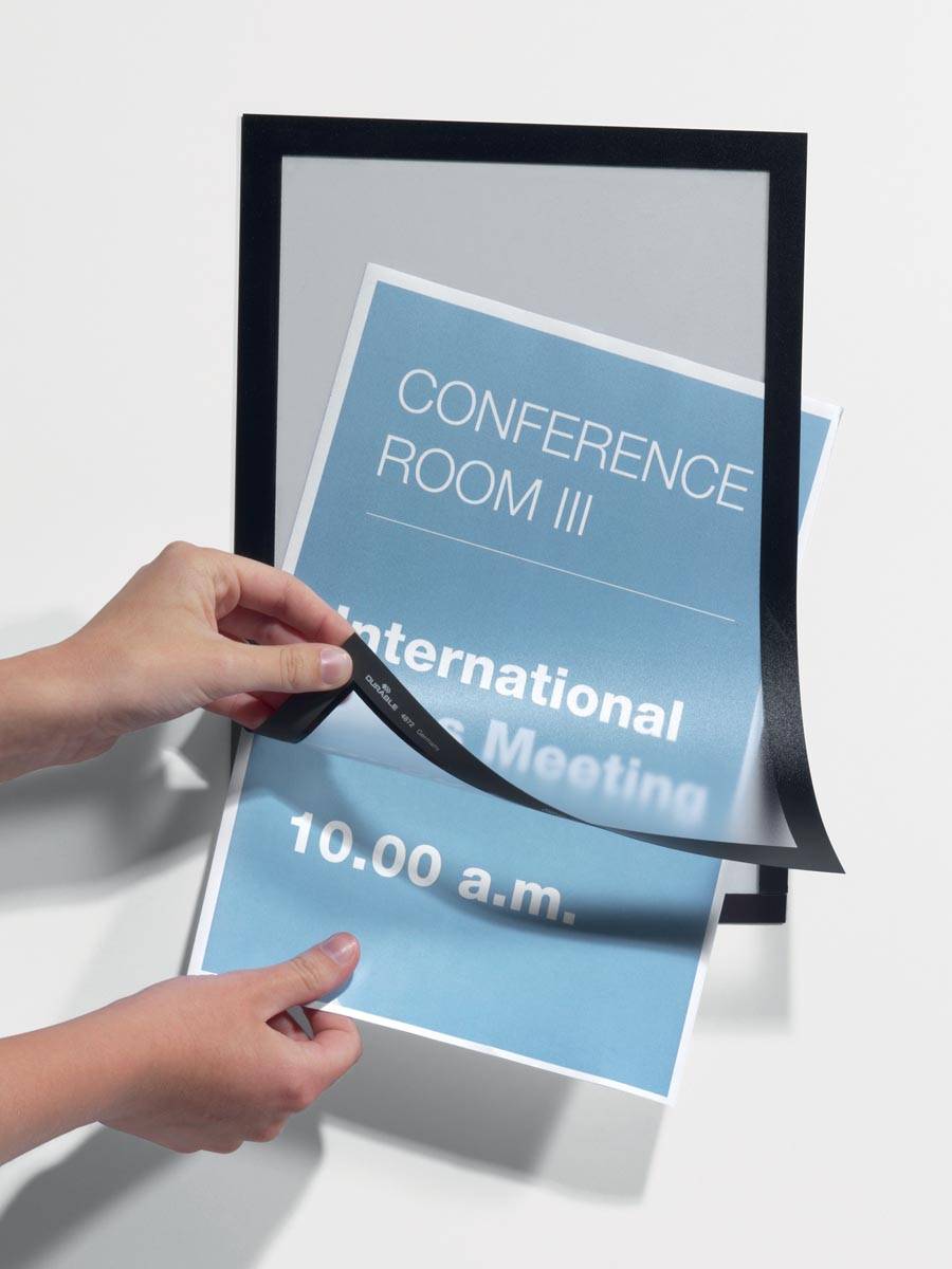 Durable Duraframe ft 21 x 29,7 cm (A4), zwart, 2 stuks