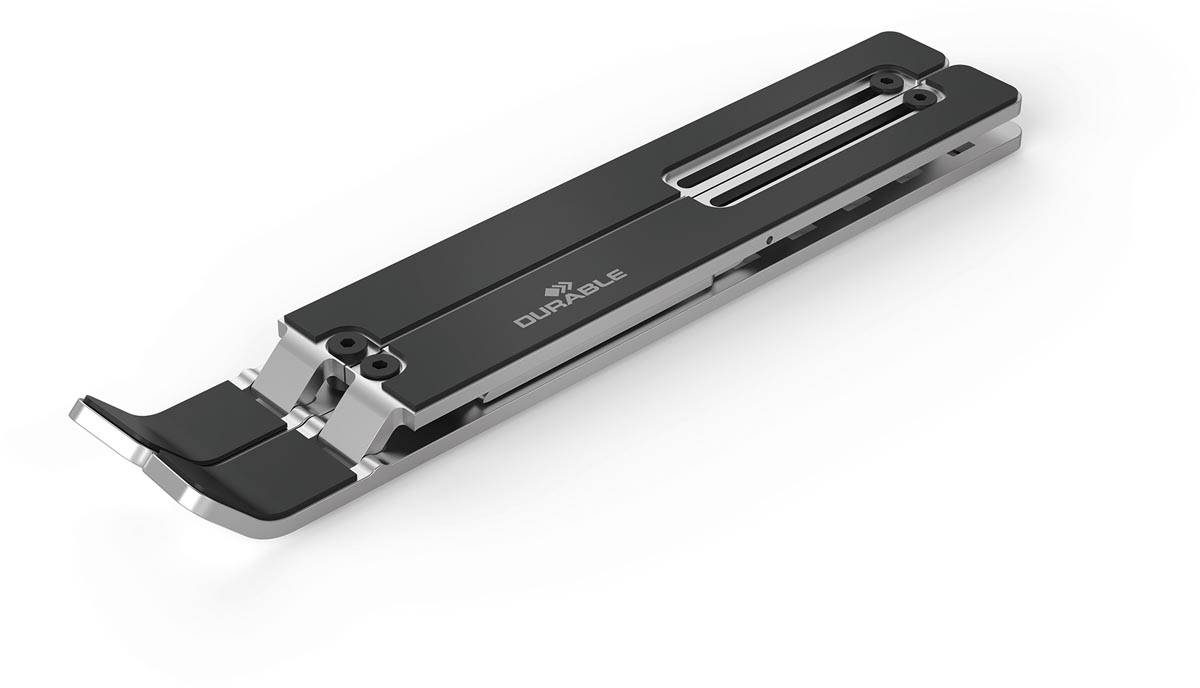 Durable Fold laptopstandaard, zilver
