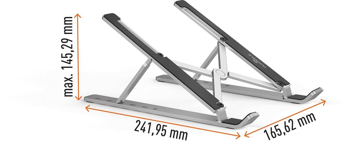 Durable Fold laptopstandaard, zilver