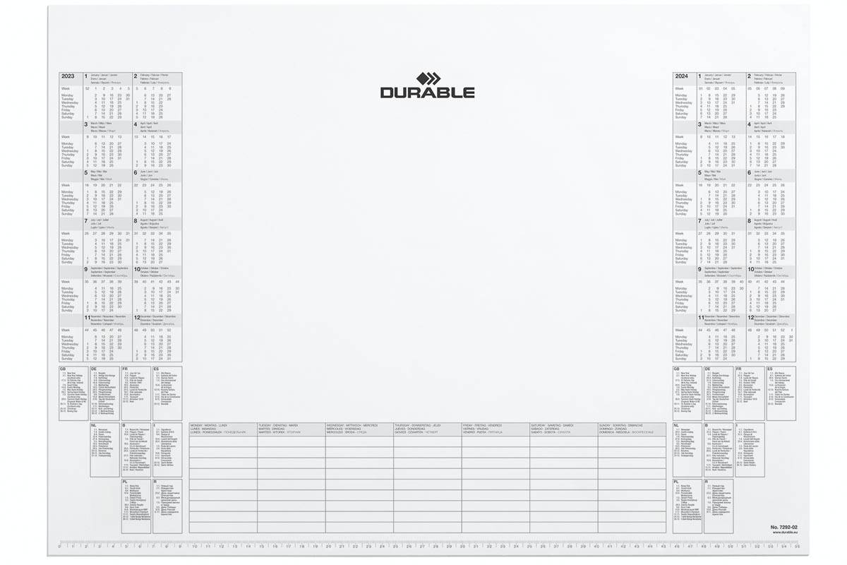 Durable kalenderblok 2024-2025