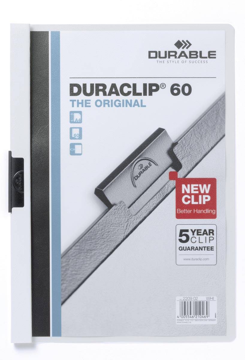 Durable Klemmap Duraclip Original 60 wit