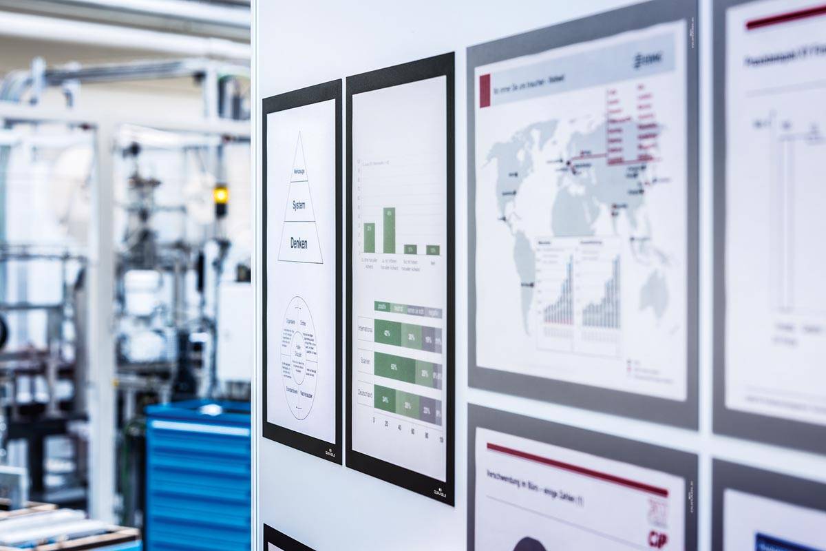 Durable Magnetisch kader, zwart, ft A3, pak van 5 stuks