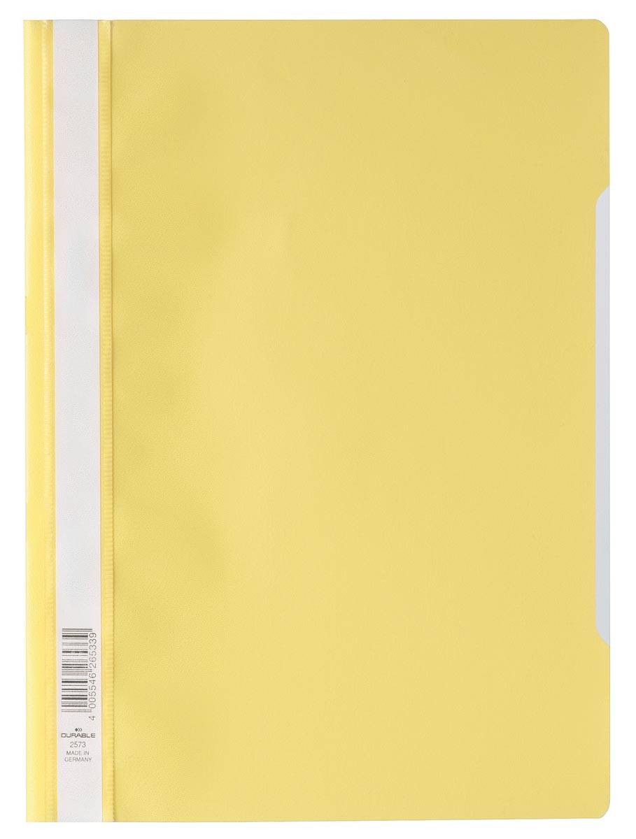 Durable snelhechtmap ft A4 geel