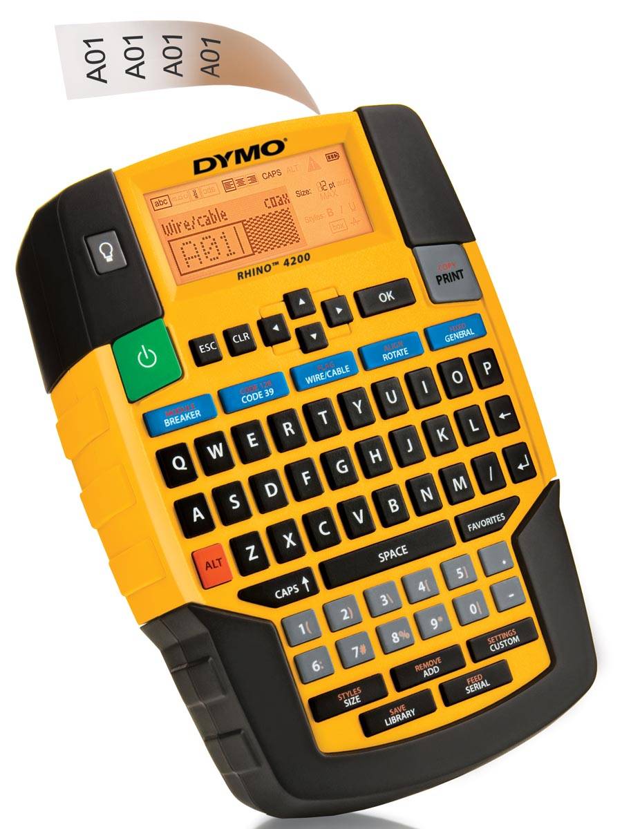Dymo beletteringsysteem Rhino 4200, qwerty