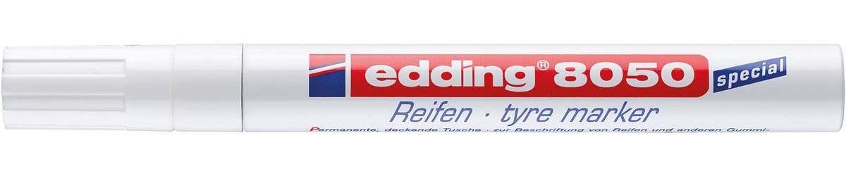 Edding bandenmarker e-8050, wit