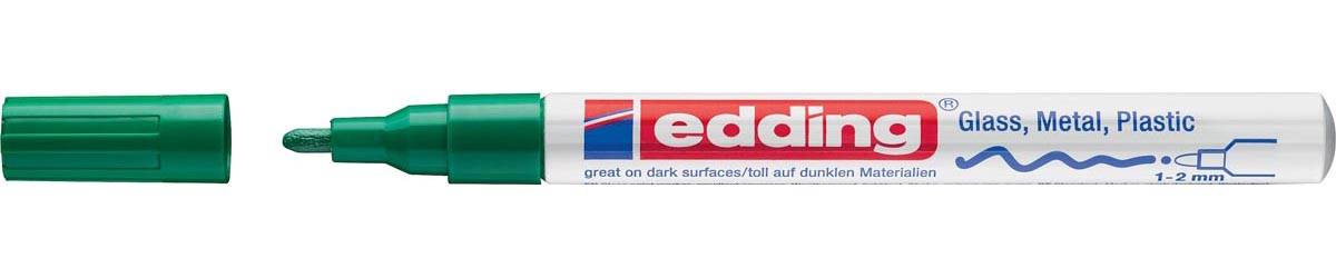 Edding glanslakmarker e-751, groen