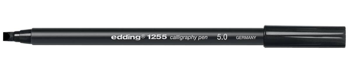 Edding kalligrafiepen e-1255 5,0 mm zwart