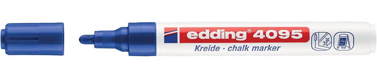 Edding Krijtmarker e-4095 blauw