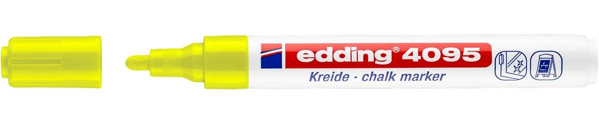 Edding Krijtmarker e-4095 neon geel