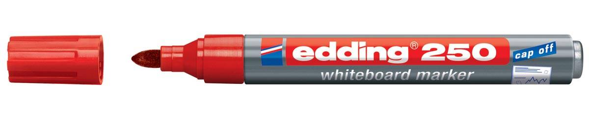 Edding whiteboardmarker e-250 rood
