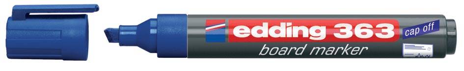 Edding witbordstiften e-363 blauw