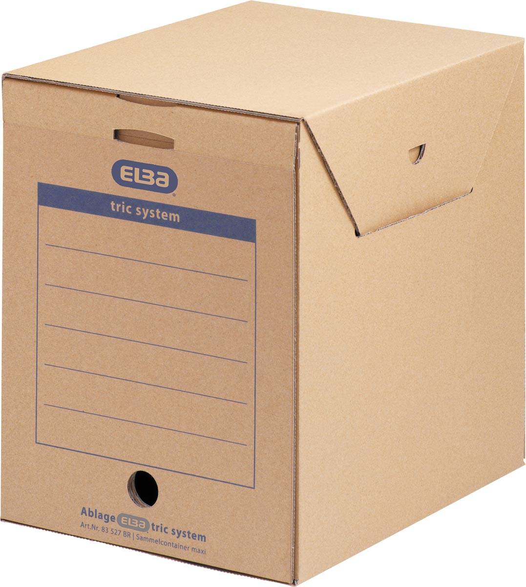Elba Maxi Tric System archiefdoos, formaat 23,6 x 33,3 x 30,8 cm, beige/vanille