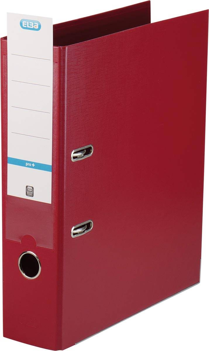 Elba ordner Smart Pro+,  bordeaux, rug van 8 cm