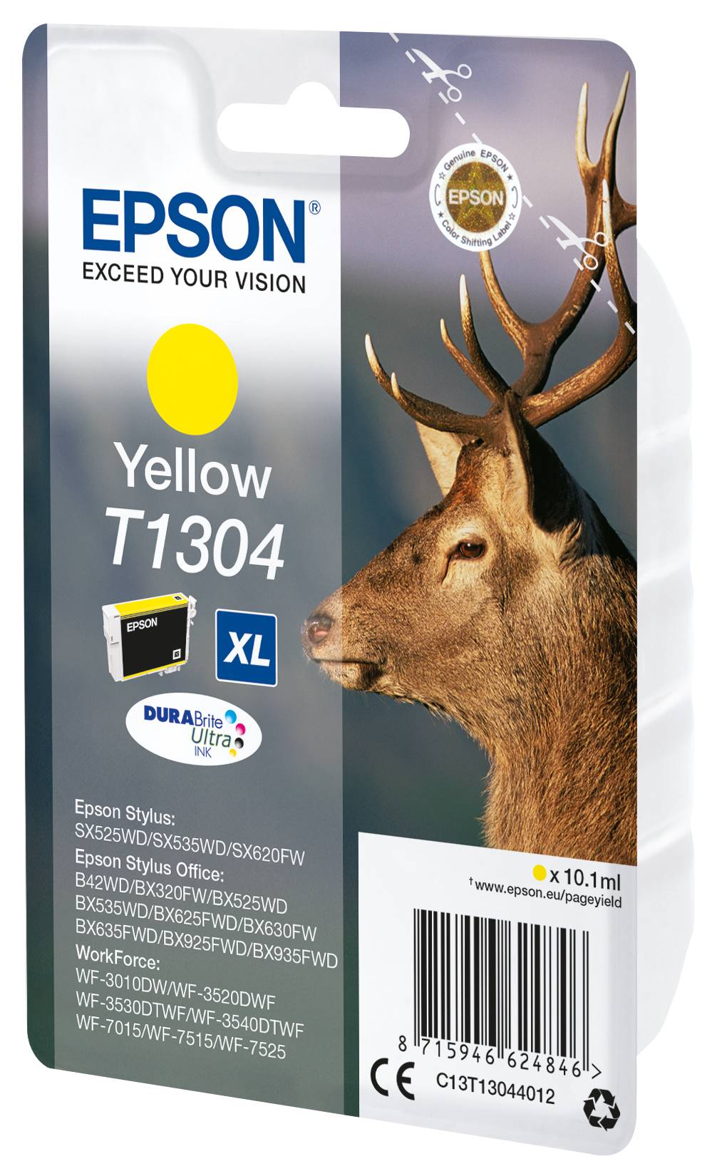 Epson Stag inktpatroon Yellow T1304 DURABrite Ultra Ink