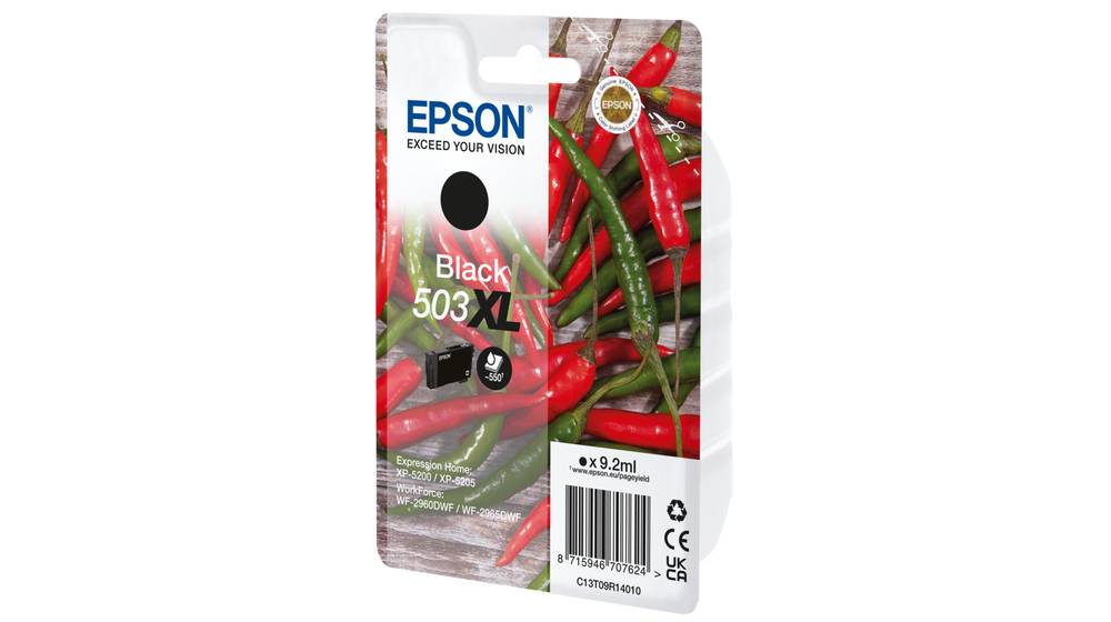 Epson 503XL inktcartridge 1 stuk(s) Origineel Hoog (XL) rendement Zwart