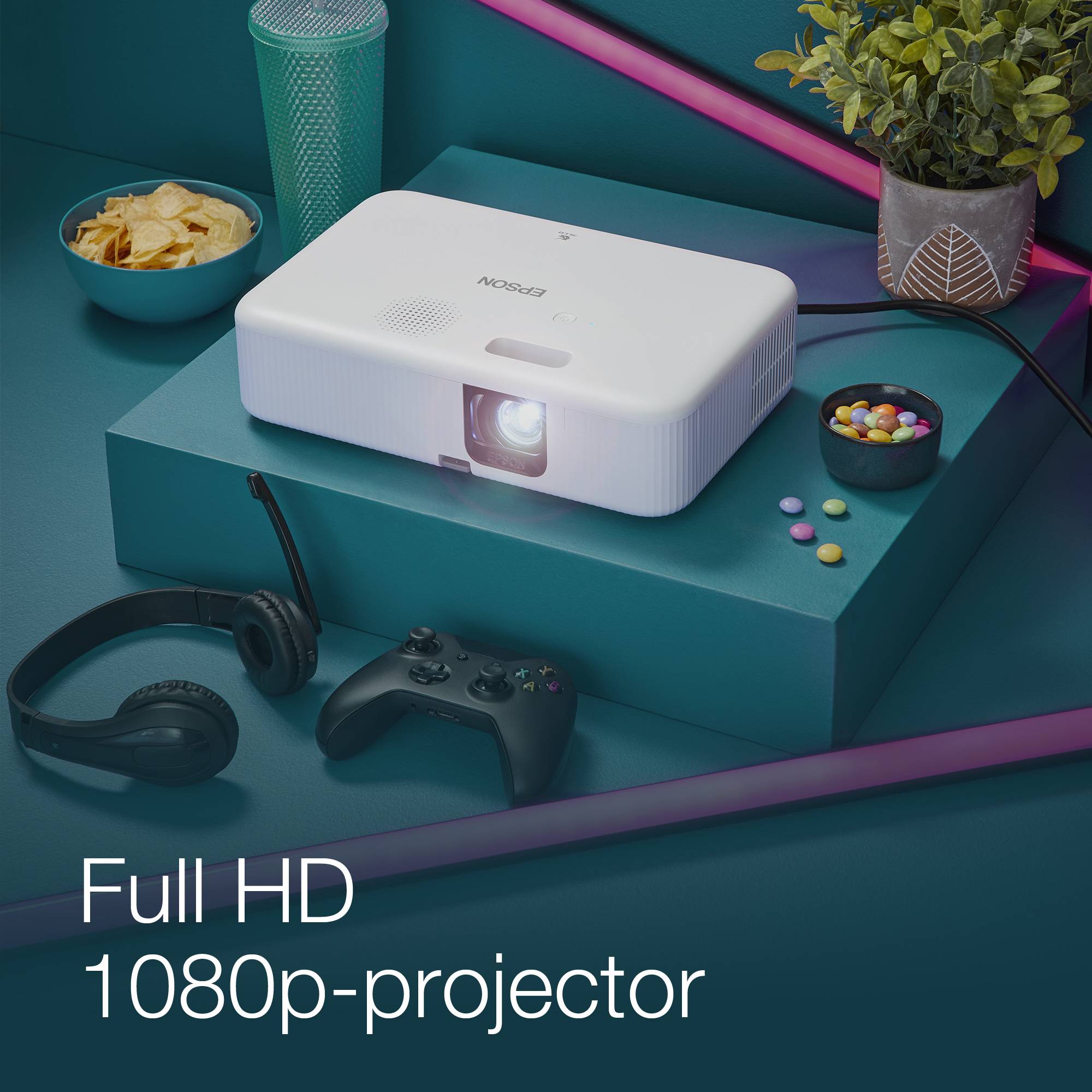 Epson CO-FH02 Smart Full HD-projector, 3000 lumen, scherm van maximaal 391 inch