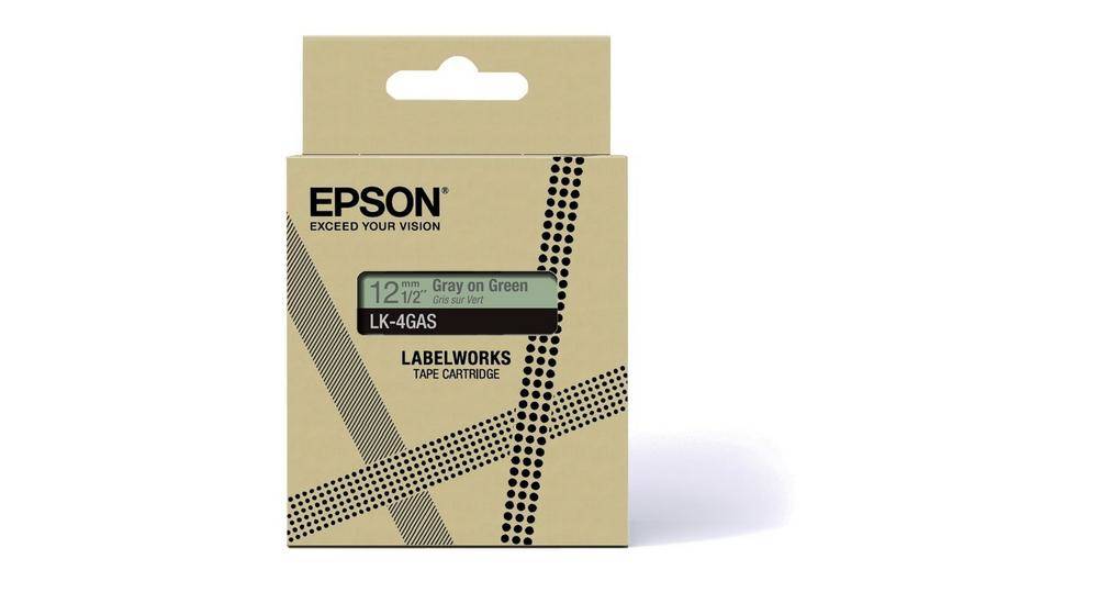 Epson LK-4GAS Grijs, Lichtgroen