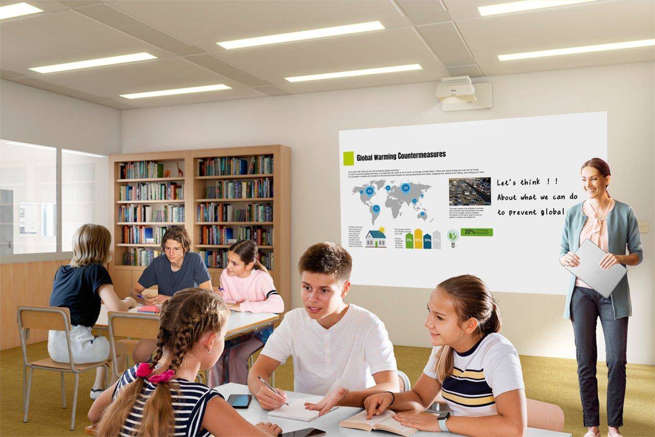 Epson EB-770Fi Projector met ultrakorte projectieafstand 4100 ANSI lumens 3LCD 1080p (1920x1080) Wit