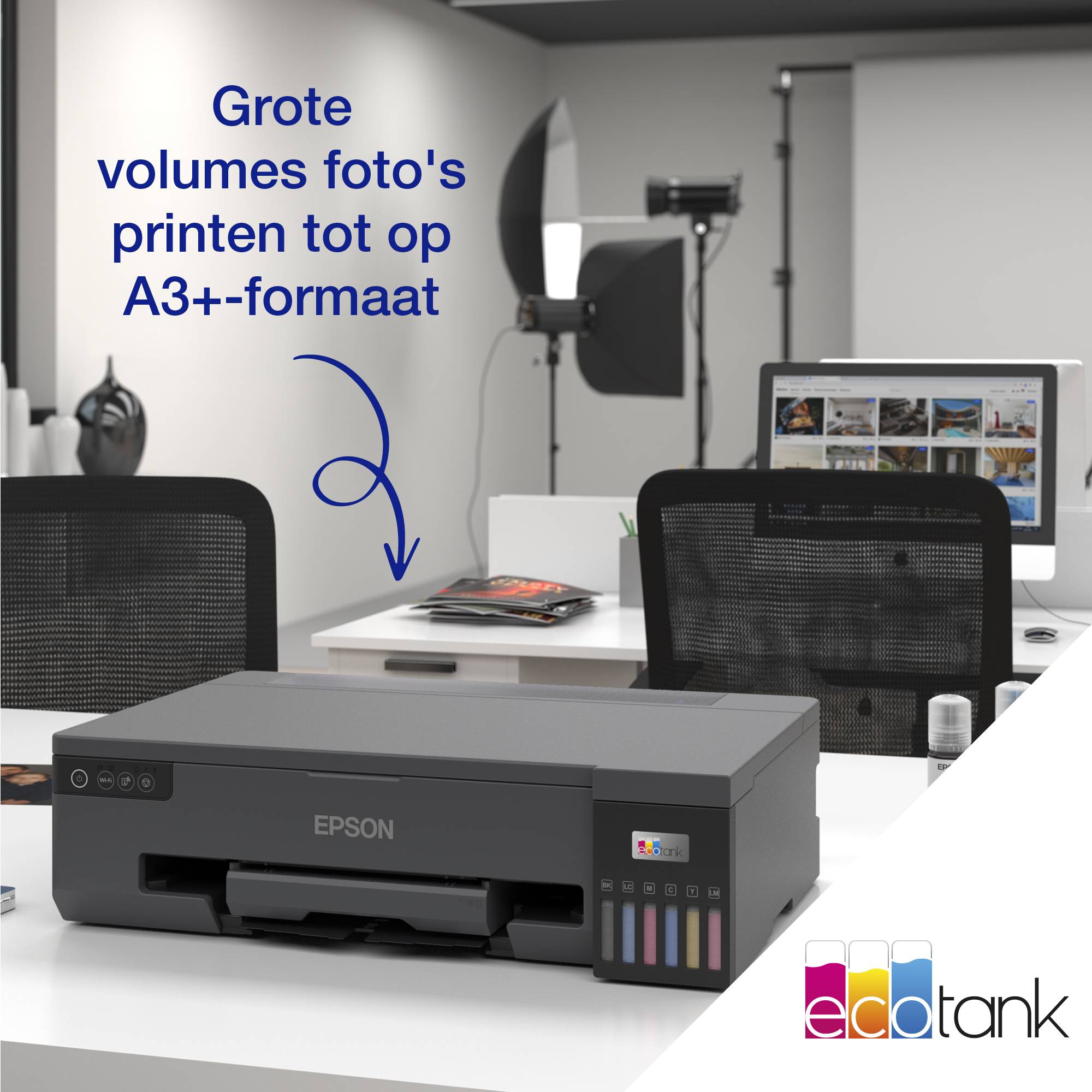 Epson EcoTank ET-18100 A3+ Wi-Fi-fotoprinter met inkttank