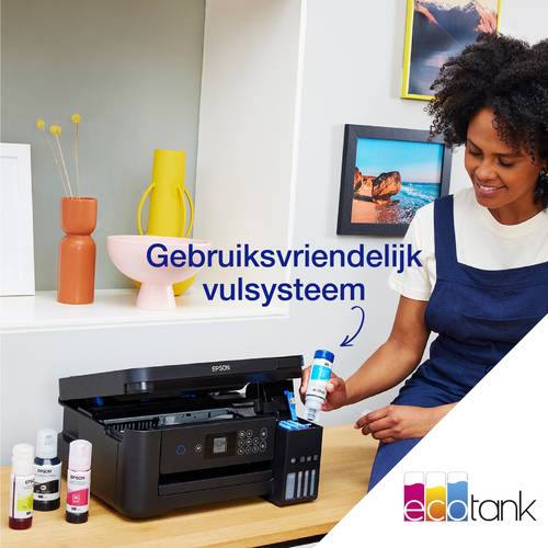 Epson EcoTank ET-2851 A4 multifunctionele Wi-Fi-printer met inkttank, inclusief tot 3 jaar inkt