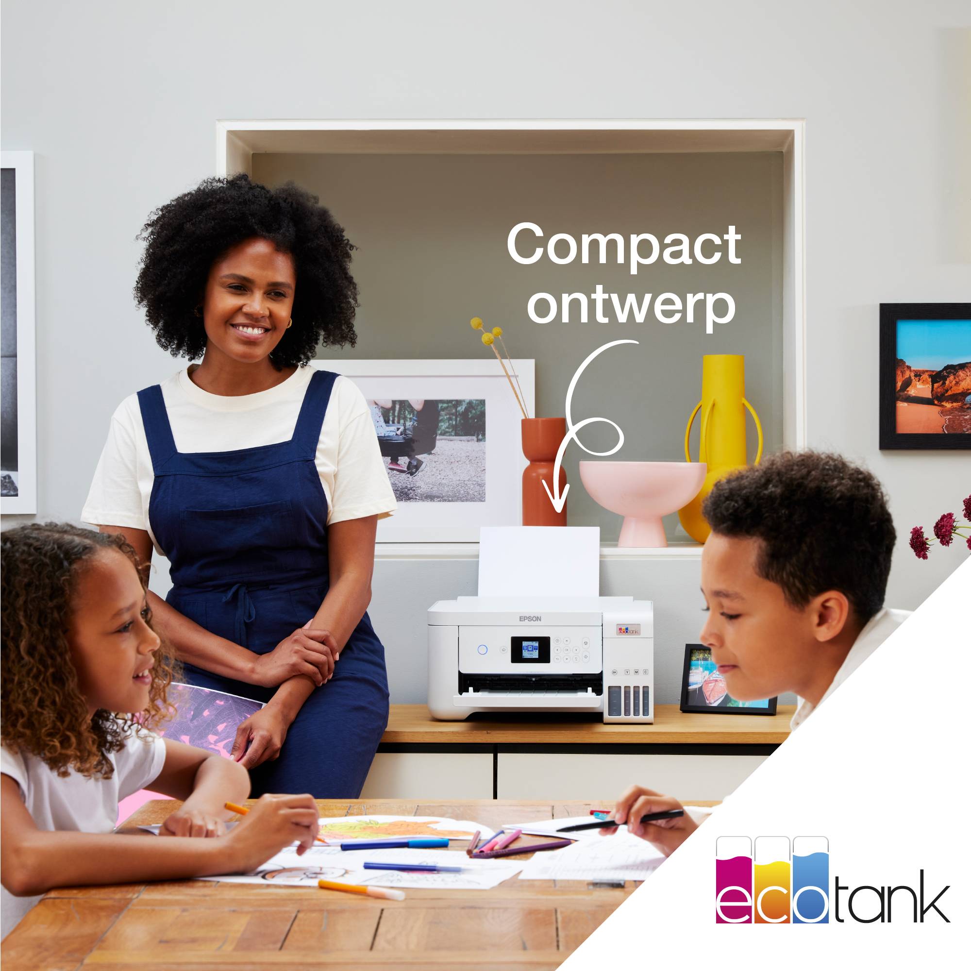 Epson EcoTank ET-2856 A4 multifunctionele Wi-Fi-printer met inkttank, inclusief tot 3 jaar inkt