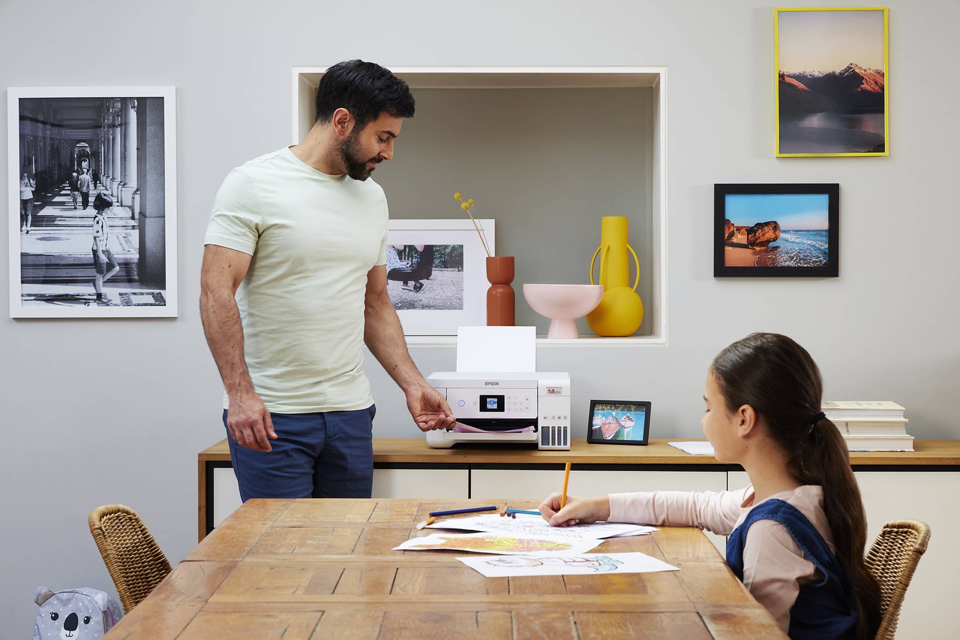 Epson EcoTank ET-2856 A4 multifunctionele Wi-Fi-printer met inkttank, inclusief tot 3 jaar inkt