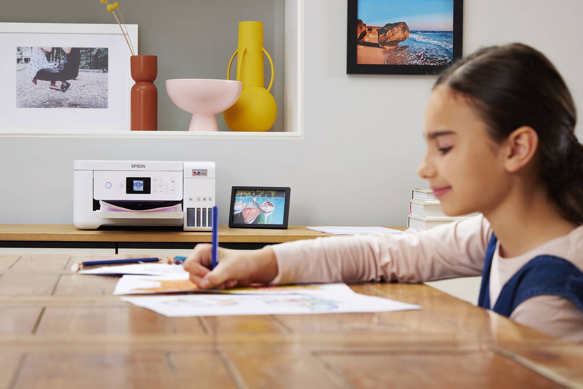 Epson EcoTank ET-2856 A4 multifunctionele Wi-Fi-printer met inkttank, inclusief tot 3 jaar inkt