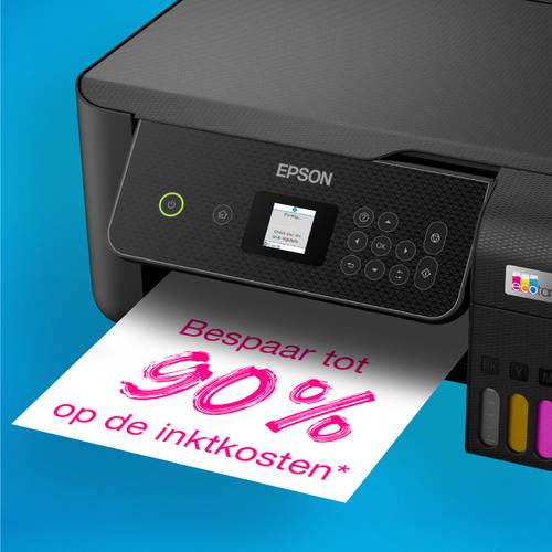 Epson EcoTank ET-2870 A4 multifunctionele Wi-Fi-printer met inkttank, inclusief tot 3 jaar inkt