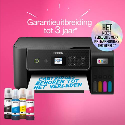 Epson EcoTank ET-2870 A4 multifunctionele Wi-Fi-printer met inkttank, inclusief tot 3 jaar inkt
