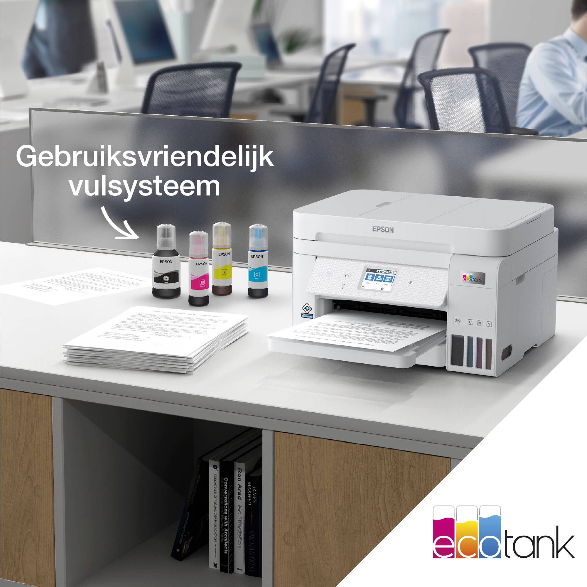 Epson EcoTank ET-4856 A4 multifunctionele Wi-Fi-printer met inkttank, inclusief tot 3 jaar inkt