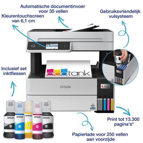 Epson EcoTank ET-5150 A4 multifunctionele Wi-Fi-printer met inkttank