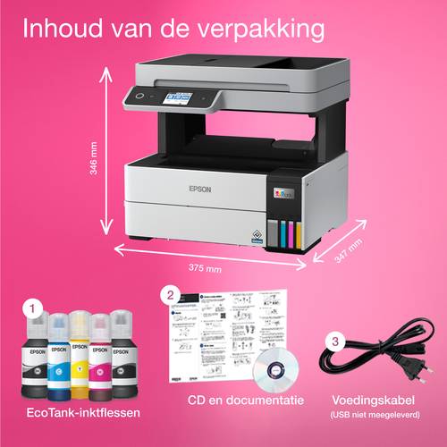 Epson EcoTank ET-5150 A4 multifunctionele Wi-Fi-printer met inkttank
