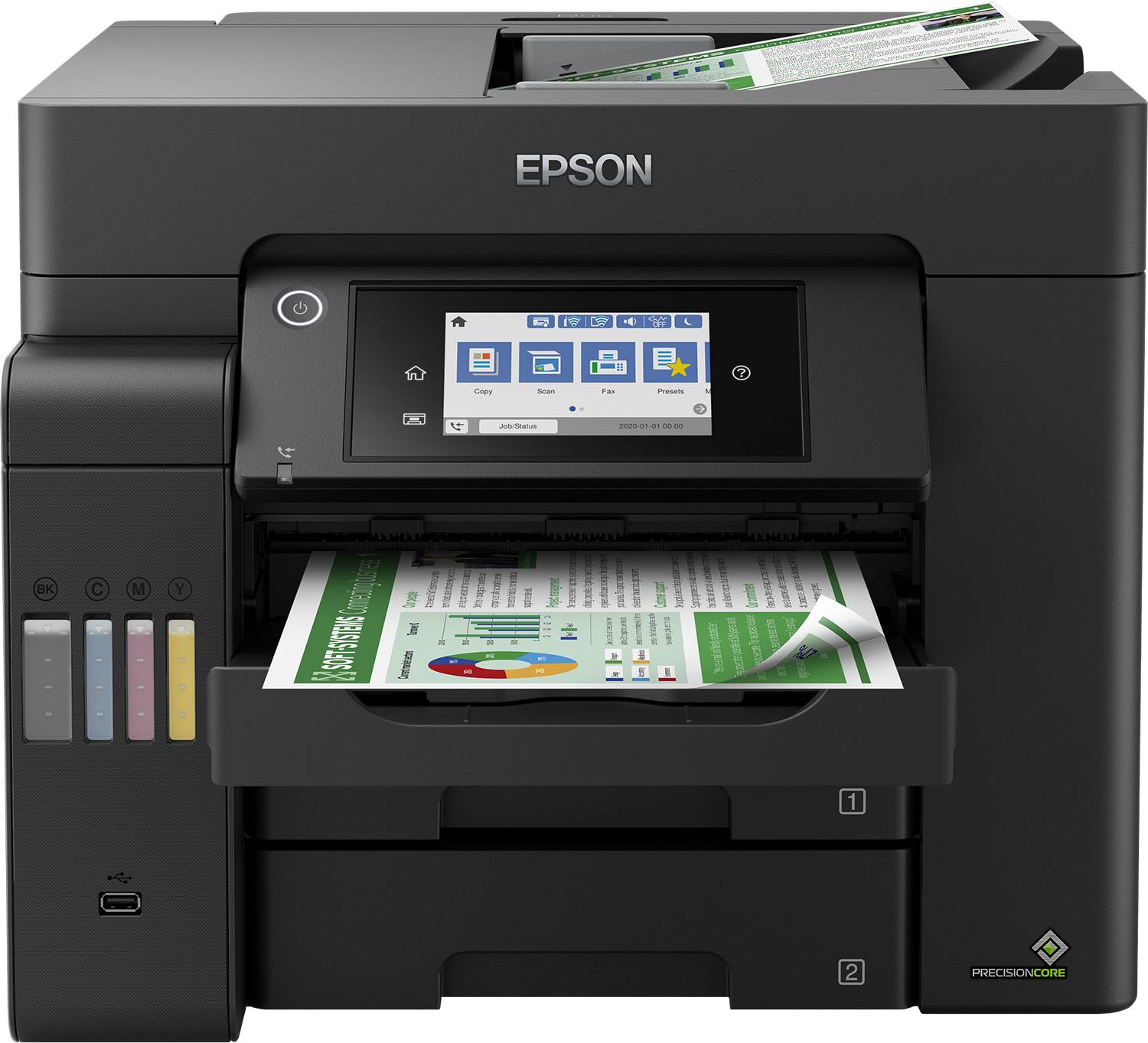 Epson EcoTank ET-5800 A4 multifunctionele Wi-Fi-printer met inkttank en fax