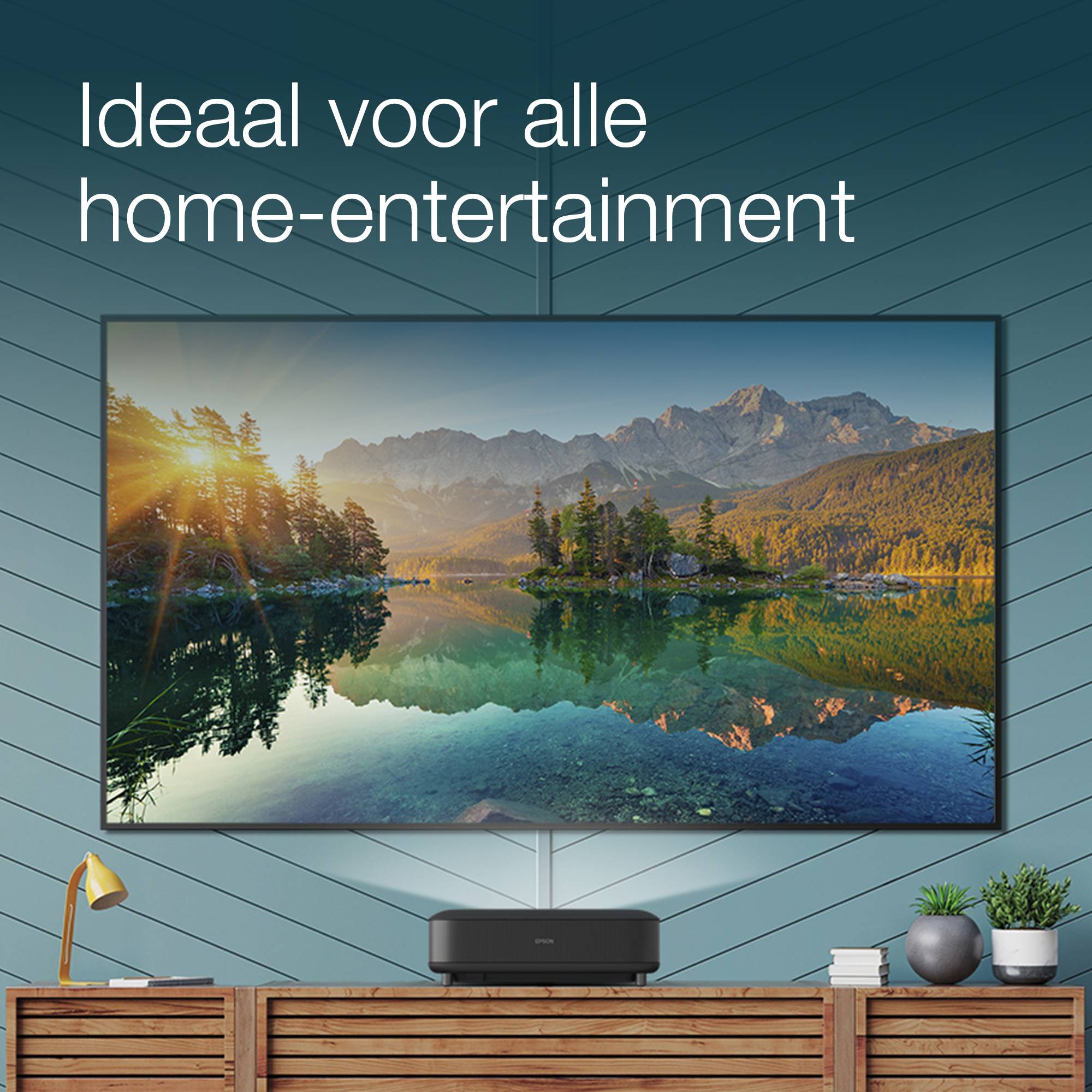 Epson EH-LS650B 4K PRO-UHD smart laserprojector, 3600 lumen, scherm van maximaal 120 inch