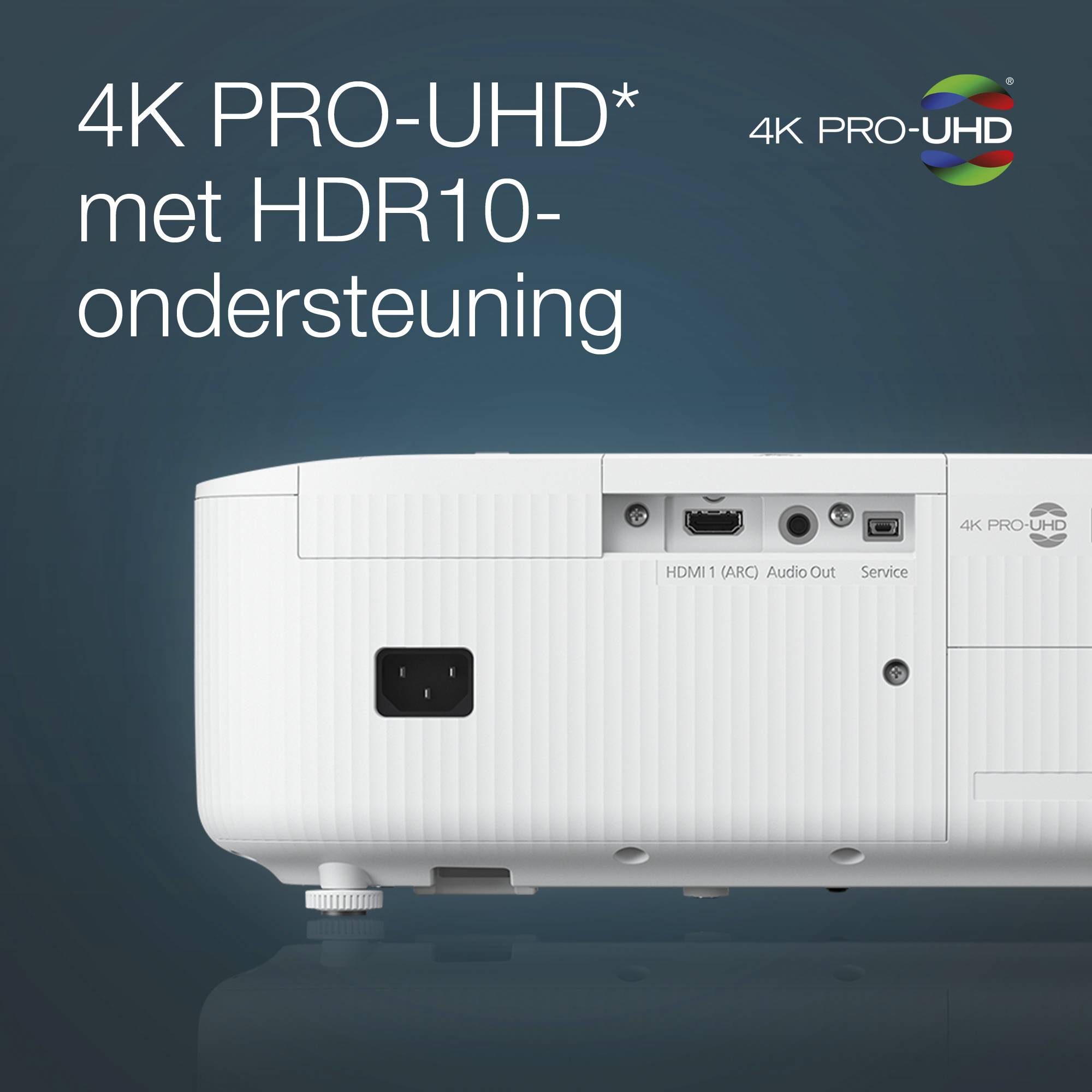 Epson EH-TW6250 4K PRO-UHD smart laserprojector, 2800 lumen, scherm van maximaal 500 inch