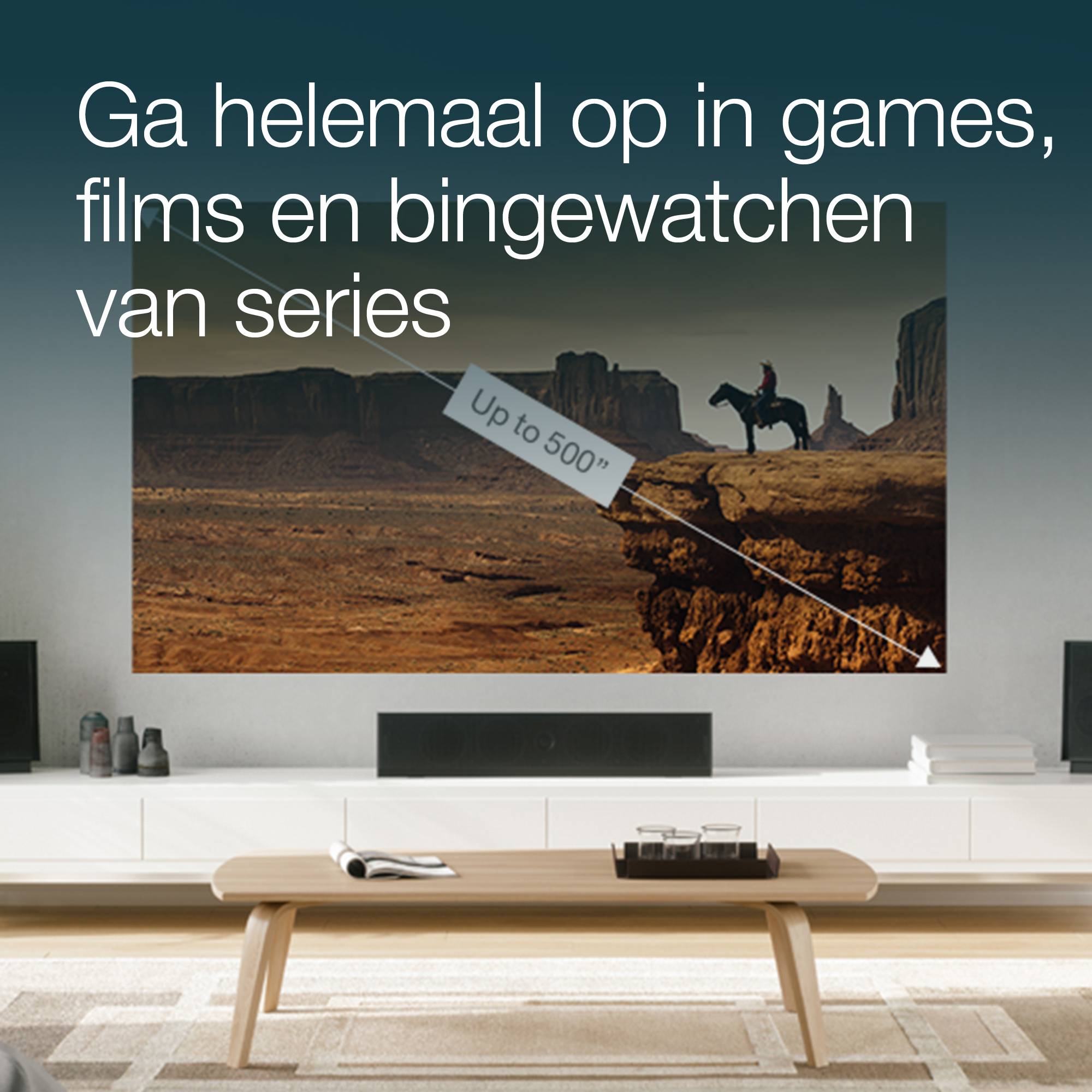 Epson EH-TW7000 4K PRO-UHD-projector, 3000 lumen, scherm van maximaal 500 inch