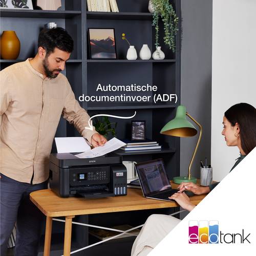 Epson EcoTank ET-3850 A4 multifunctionele Wi-Fi-printer met inkttank, inclusief tot 3 jaar inkt