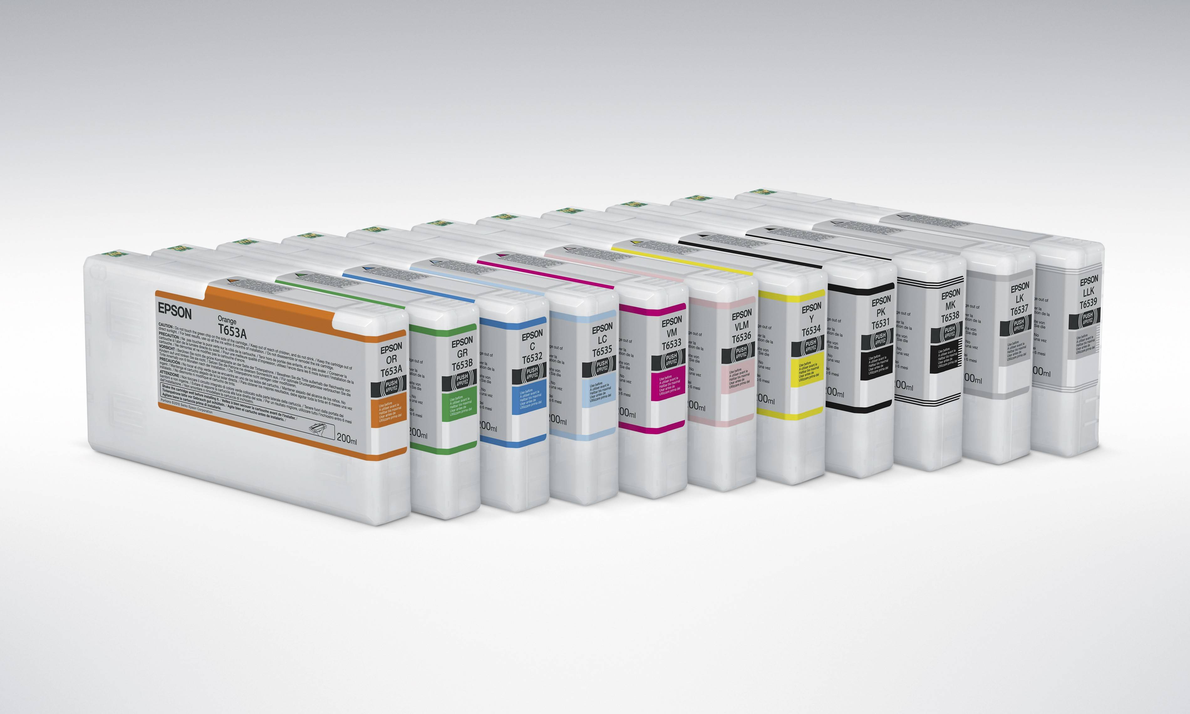 Epson T653B Green Ink Cartridge (200ml)