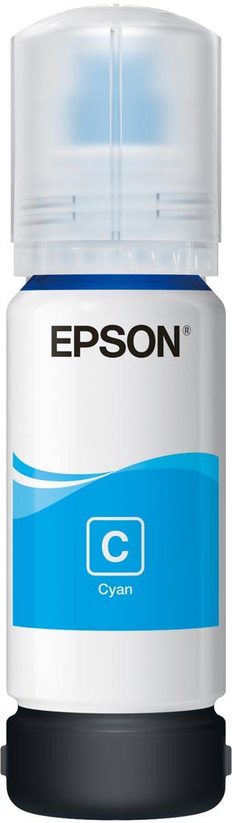Epson inktfles 104, 7.500 pagina's, OEM C13T00P240, cyaan