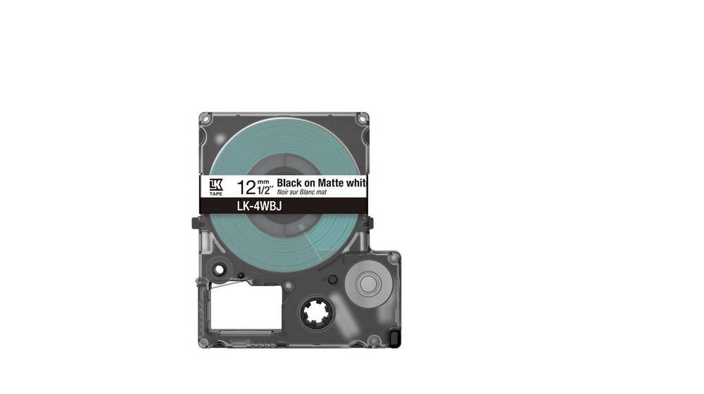 Epson LK-4WBJ Zwart, Wit