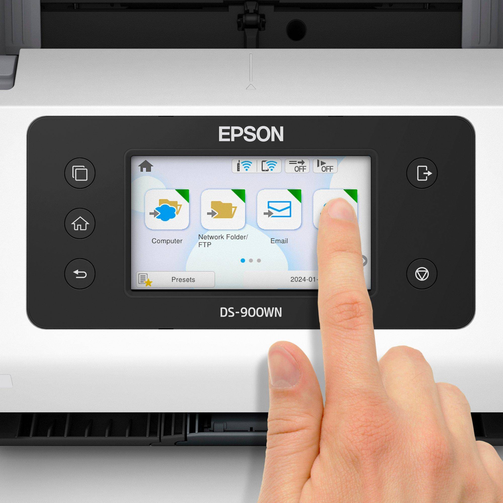Epson WorkForce DS-800WN Paginascanner 600 x 600 DPI A4 Wit
