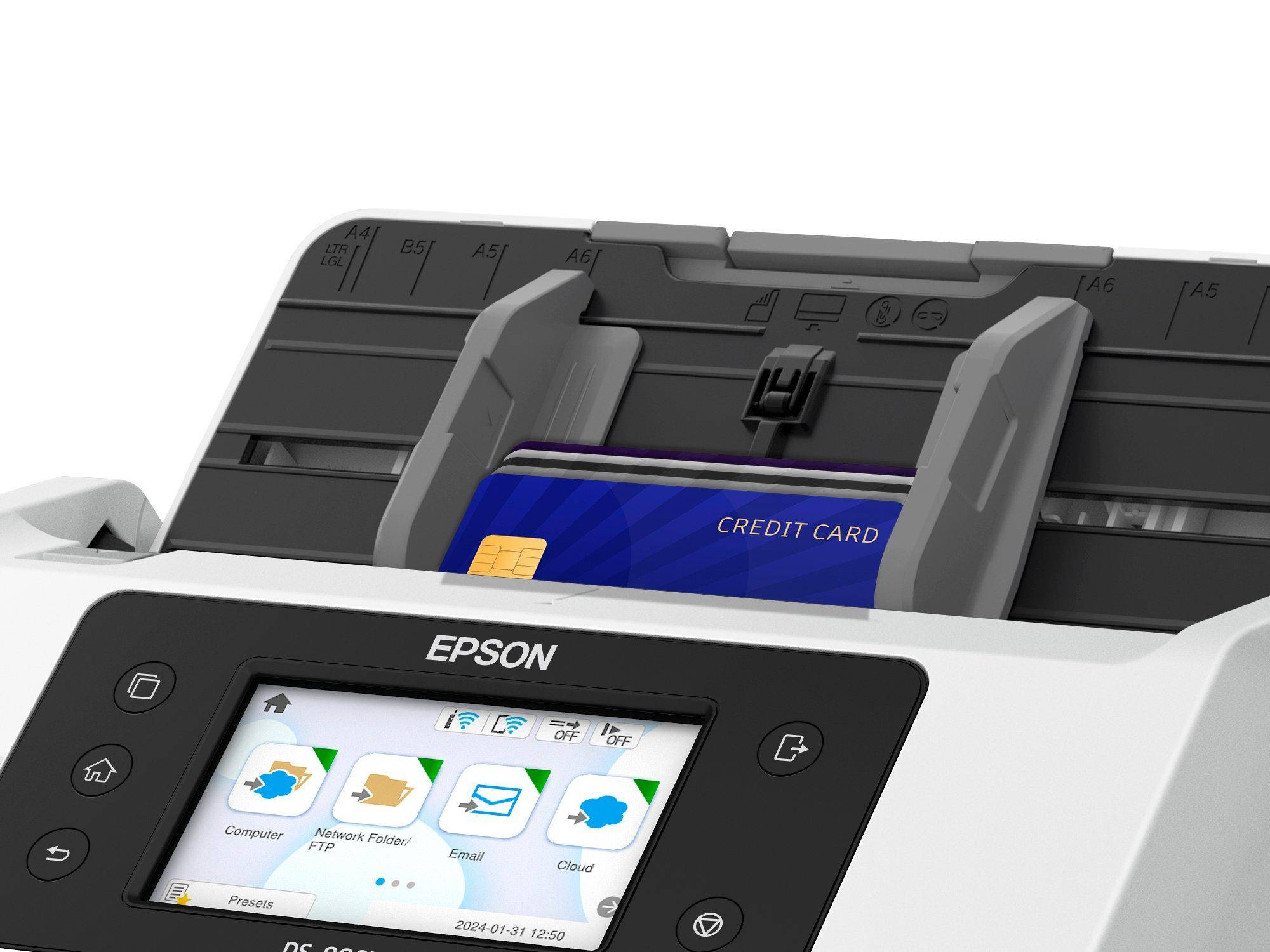 Epson WorkForce DS-800WN Paginascanner 600 x 600 DPI A4 Wit