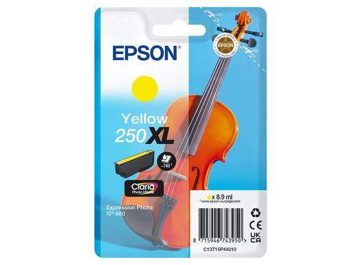 Epson 250XL Violin Claria Photo HD inktcartridge 1 stuk(s) Origineel Hoog (XL) rendement Geel