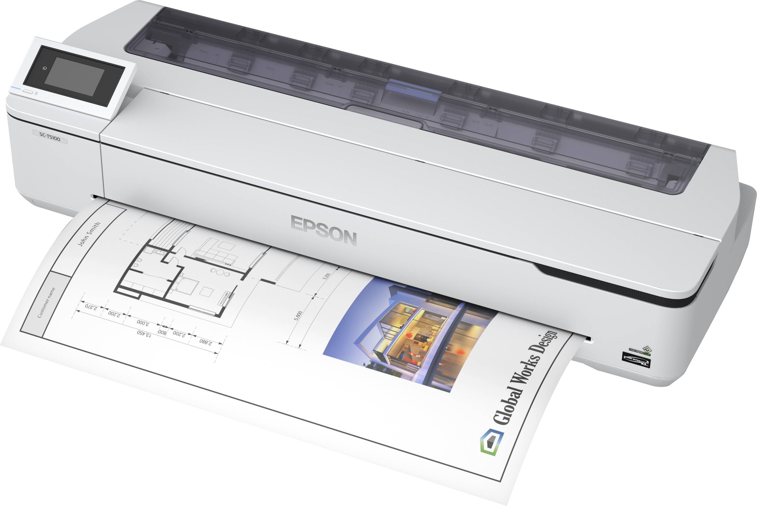 Epson SureColor SC-T5100N - Wireless printer (No stand)