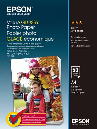 Epson Value Glossy Photo Paper - A4 - 20 Vellen