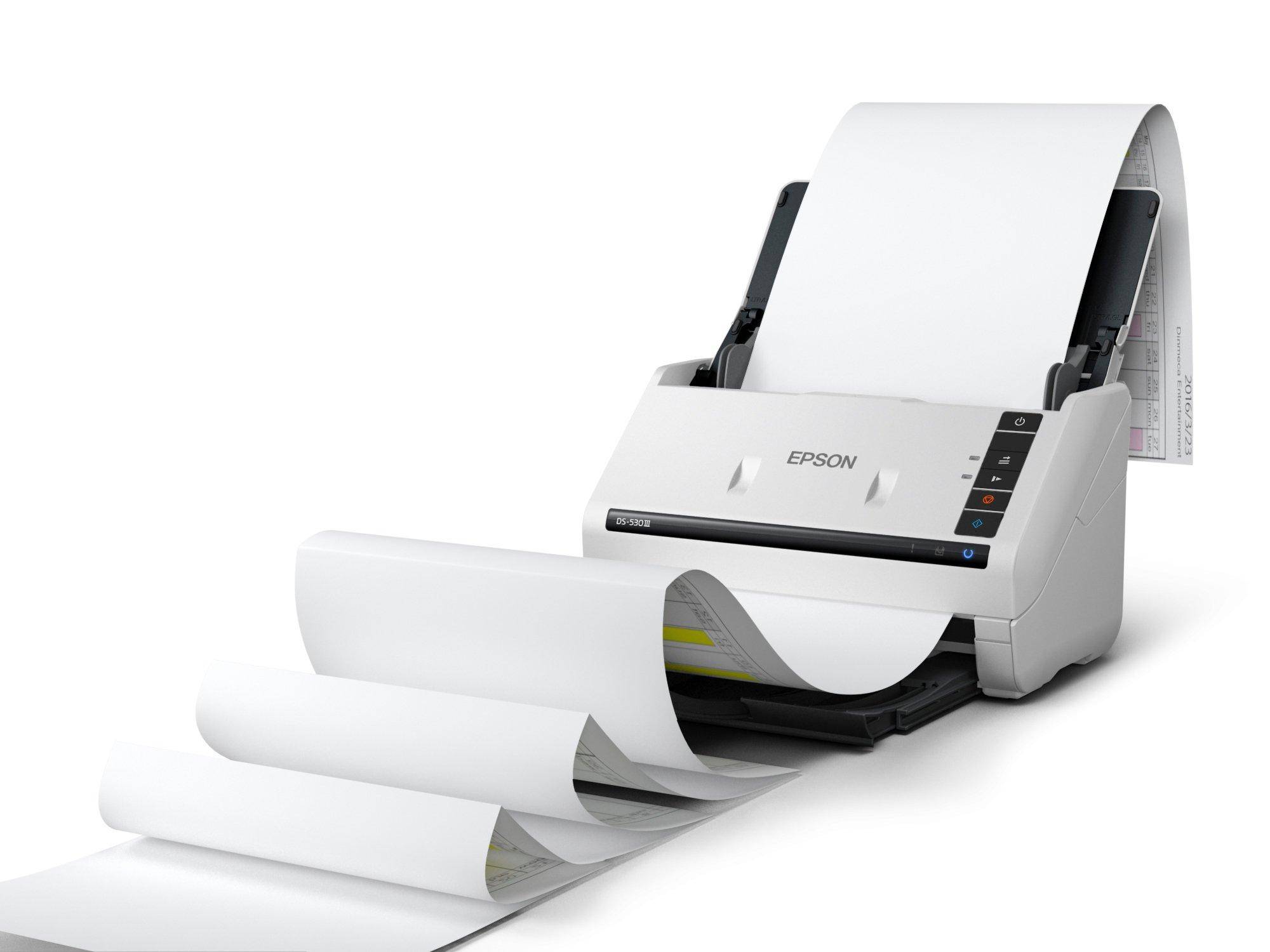 Epson WorkForce DS-530III Paginascanner 600 x 600 DPI A4 Wit