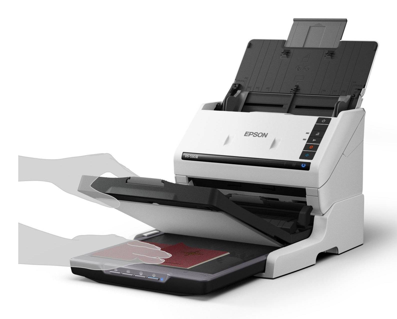 Epson WorkForce DS-530III Paginascanner 600 x 600 DPI A4 Wit