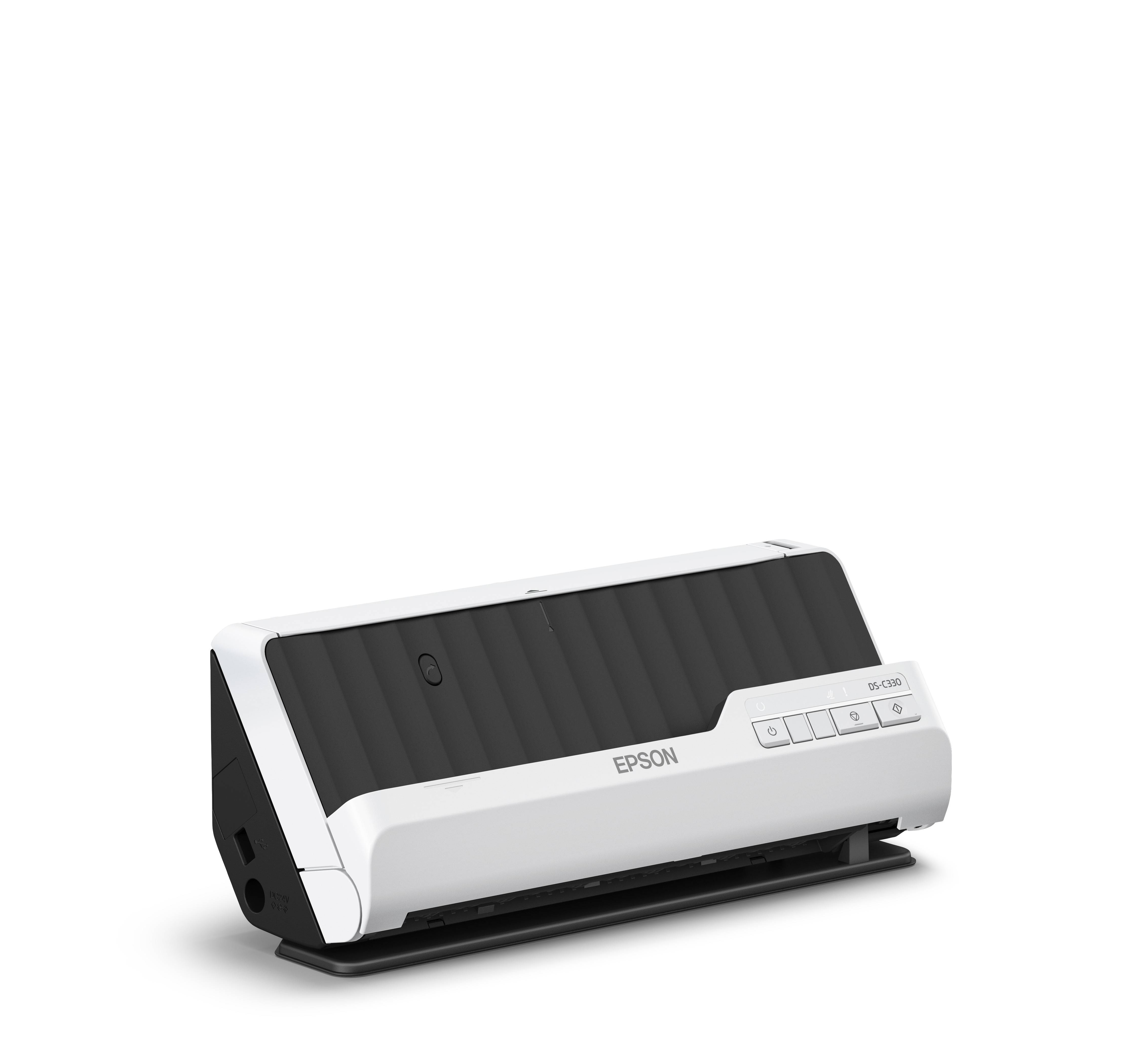 Epson DS-C330 Scanner met ADF + invoer voor losse vellen 600 x 600 DPI A4 Zwart, Wit