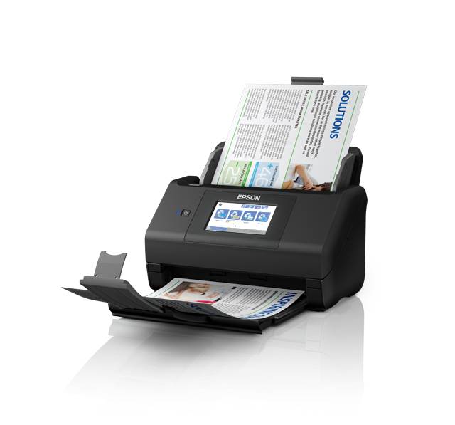 Epson WorkForce ES-580W, A4 automatische duplexscanner met Wi-Fi en gebruiksvriendelijk touchscreen