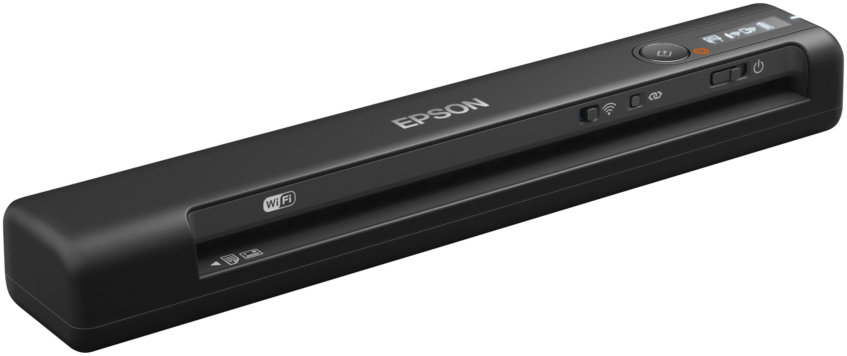 Epson WorkForce ES-60W, snelle draadloze mobiele A4-scanner met Wi-Fi-connectiviteit, ScanSmart-technologie en LCD-scherm